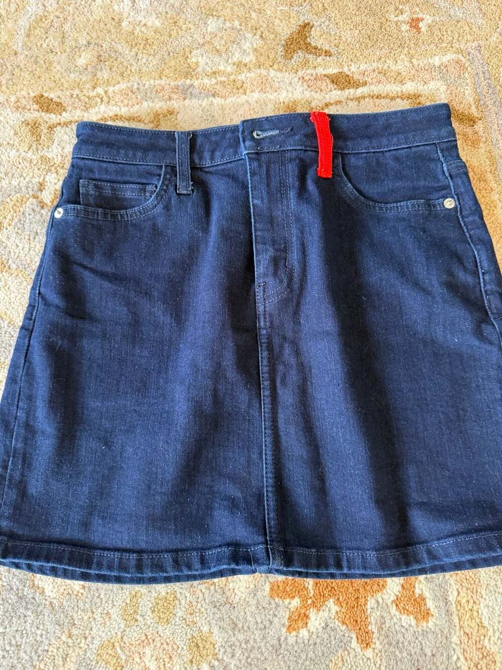 Current/Elliott Dark Wash Denim Mini Skirt Size 27